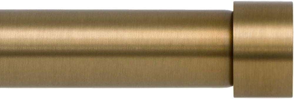 Ivilon Drapery Window Curtain Rod - End Cap Style Design 1 Inch Pole. 72 to 1...