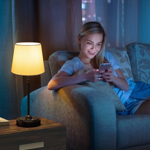 ONEWISH Cordless Lamp-Battery Operated Table lamp, 4000mAh Rechargeable, Step...