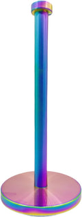 Stainless Steel Paper Towel Holder Countertop, Rainbow Kitchen Roll Holder Stand by Keiwhsly