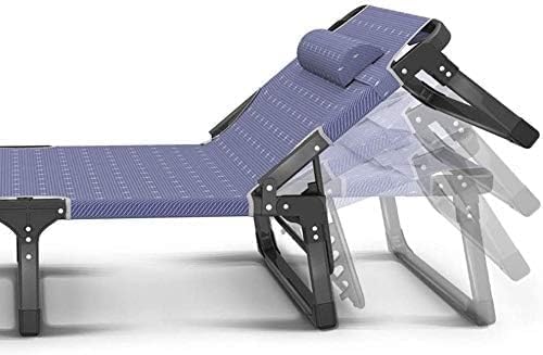 Outdoor Garden Lounge Chair Single Sunbed Household Siesta Deck Chair Office ...