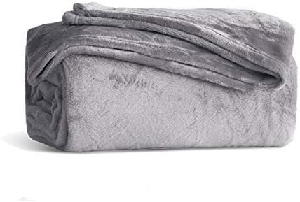 Fleece Blanket King Size Grey Lightweight Super Soft Cozy Luxury Bed Blanket by COZYBLANKETHappyHomeLife