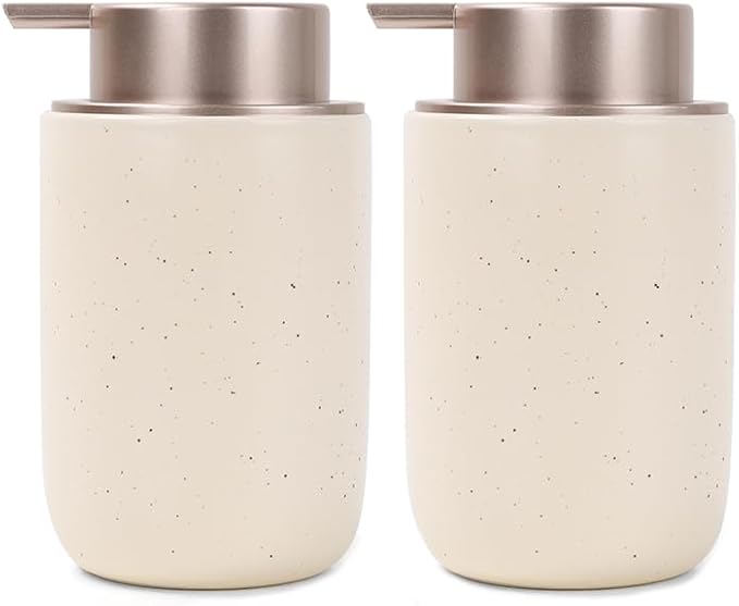 BosilunLife Apricot Soap Dispenser Set by BosilunLife