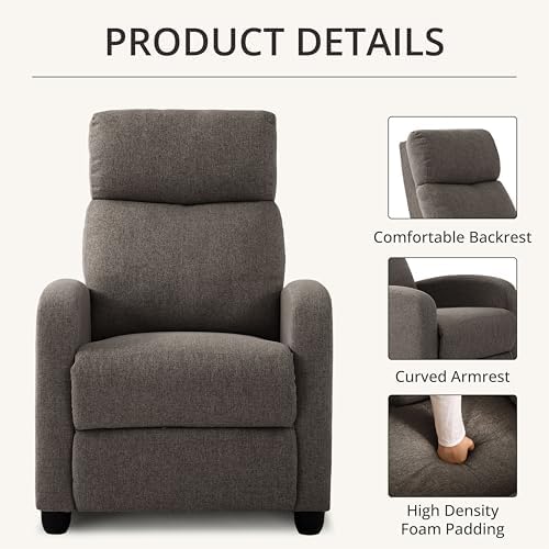 Recliner Chair for Living Room, Modern Adjustable Home Theater