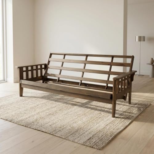 Kodiak Furniture Tucson Full Size Futon Frame, Rustic Walnut