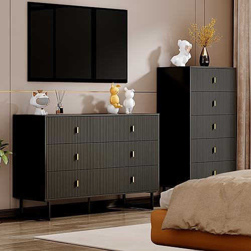 Chrangmay Modern Chest of Drawers with 6 Drawers,Deep Drawers,Clothes Organiz...