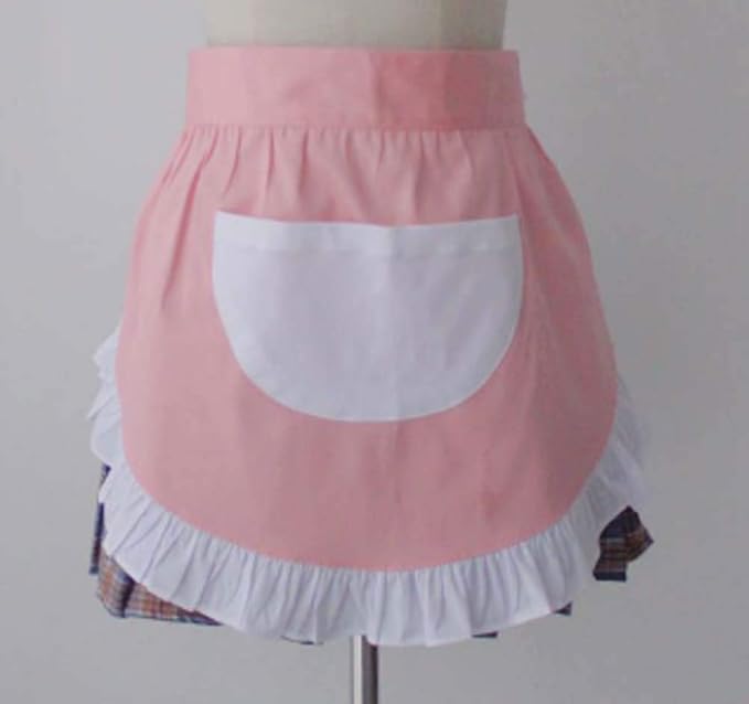 CRB Fashion Waist Apron Kitchen Cooking Restaurant Cotton Bistro Half Aprons - Image 2