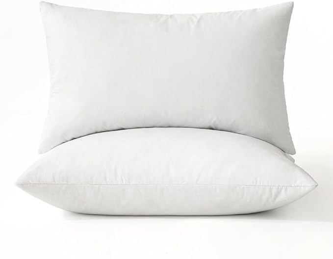 MIULEE 12x20 Pillow Inserts, Decorative Fluffy Throw Pillow Inserts Cotton by MIULEE