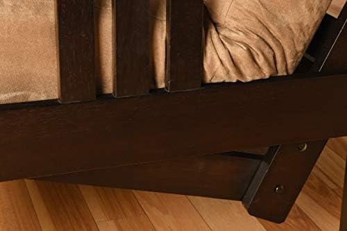 Kodiak Furniture Monterey Futon Set, No Drawers, with Espresso Base and Linen...