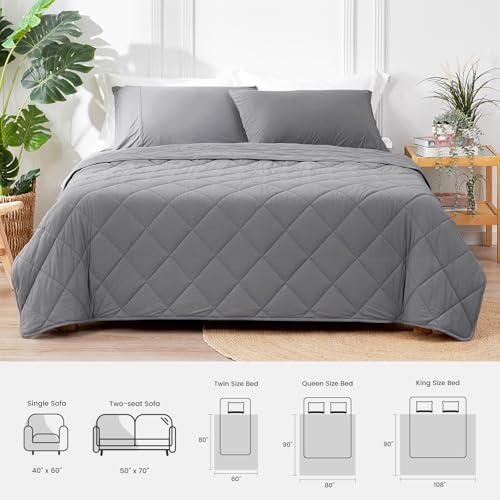 Cozy Bliss Cooling Blanket for Hot Sleepers Queen Size, Q-Max 0.45 Cooling Co...