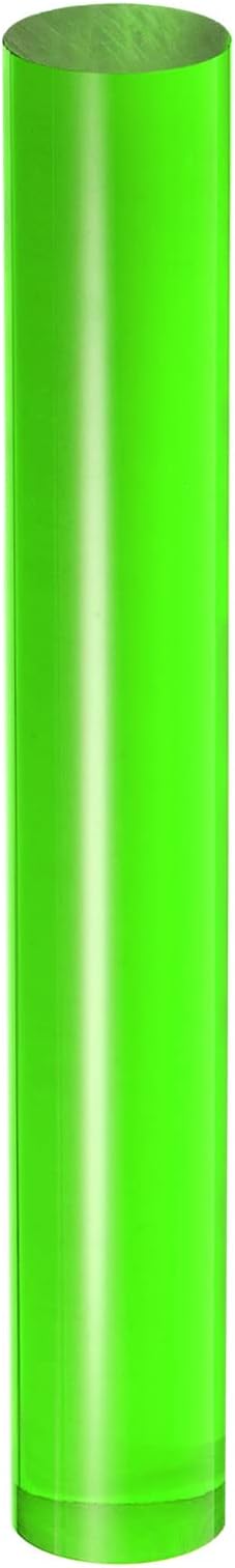 HARFINGTON Acrylic Clay Roller 7.28 Inch x 1 Inch Solid Non-Stick Plastic Round by HARFINGTON