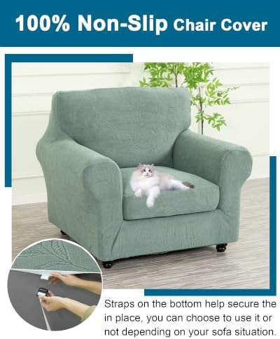 CRFATOP Armchair Chair Covers for Living Room Sofa Couch Slipcover,C39