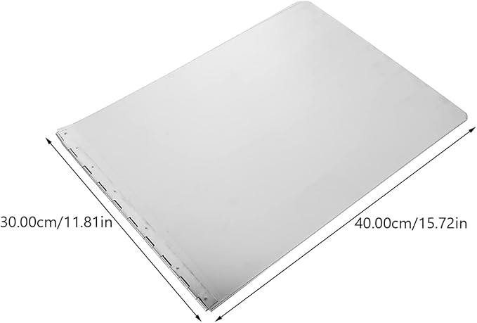 Kichvoe Stainless Steel Oil Splash Baffle 31.49X11.81 Inch Foldable Stove - Image 4