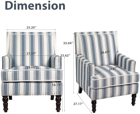 Accent Chair, Comfy Cozy Modern Mid-Century Accent Chairs