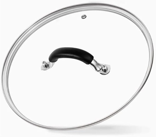 12 Inch Tempered Glass Lid for Lodge 12" Cast Iron Skillets & 7QT Dutch Ovens by Unknown