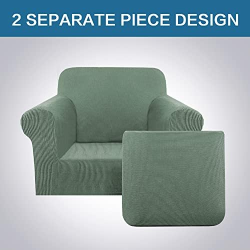 H.VERSAILTEX 2-Pieces Armchair Cover Chair Slipcovers with Arms Furniture Pro...