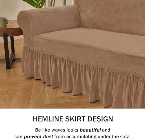 Coffee Armchair Covers Arm Chair Cover Armchair Slipcovers with Skirt