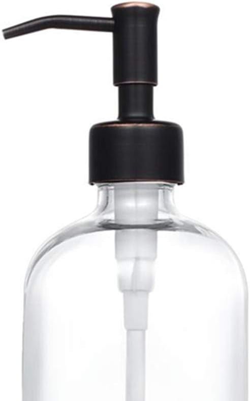 2 Pack Thick Clear Glass Pint Jar Soap Dispenser - Image 2