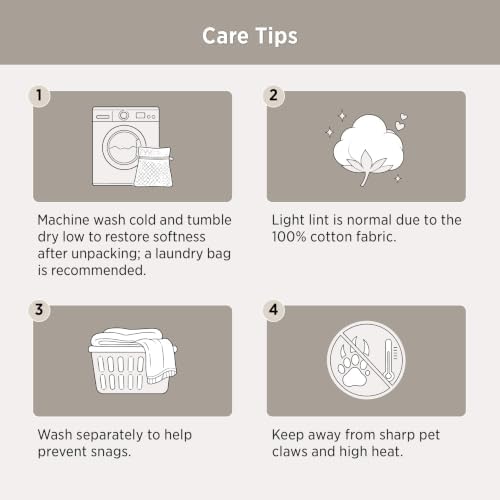Bedsure Lightweight 100% Cotton Waffle Blanket, King, Coffee Brown