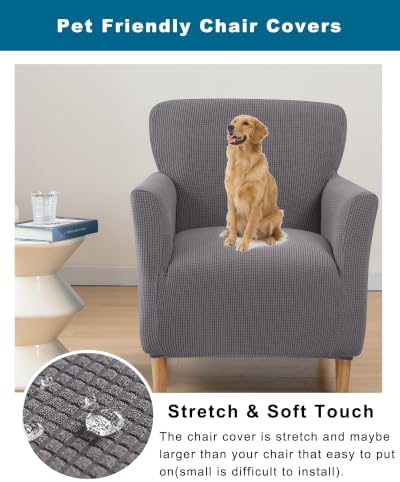 CRFATOP Accent Chair Cover, Stretch Armchair Slipcover for Living Room,B10