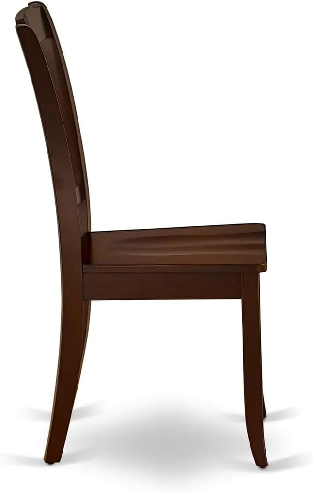 East West Furniture MZDA5-MAH-W 5 Piece Kitchen Table & Chairs Set Includ...