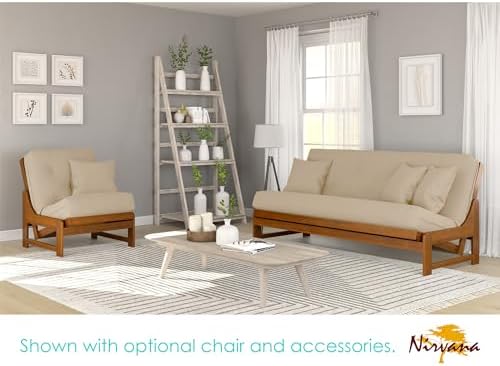 Nirvana Futons Arden Futon Set - Full Size Futon Frame with Mattress Included...