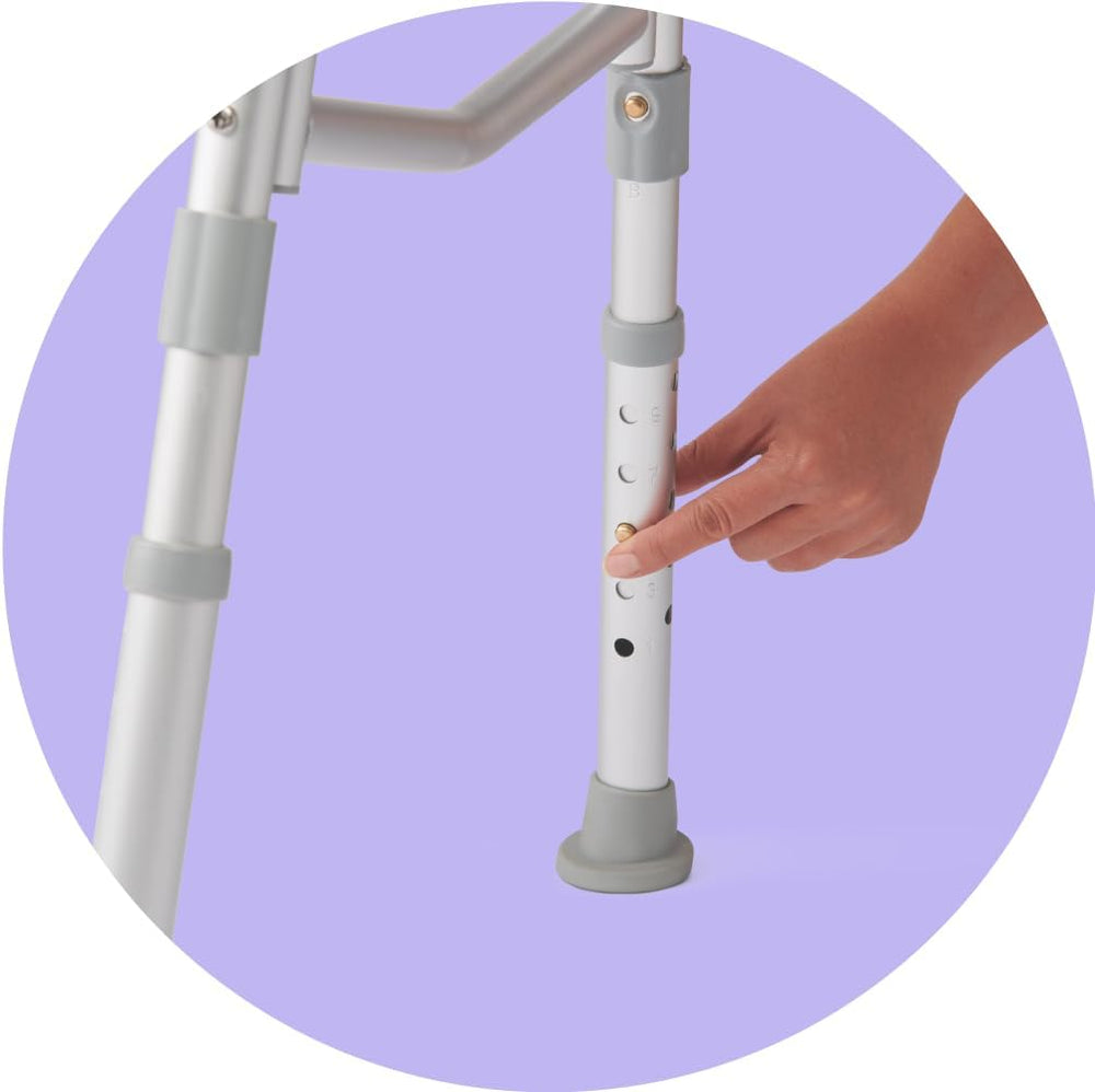 Medline Transfer Bench for Bathtubs and Showers, Adjustable Shower Bench and ...