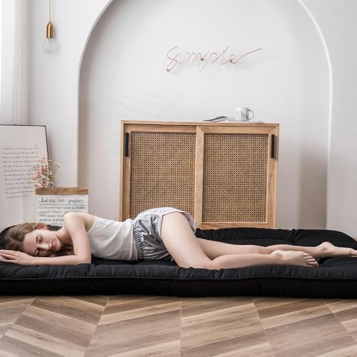 MAXYOYO Japanese Floor Mattress 4" Thick Full Size Foldable Futon Mattress