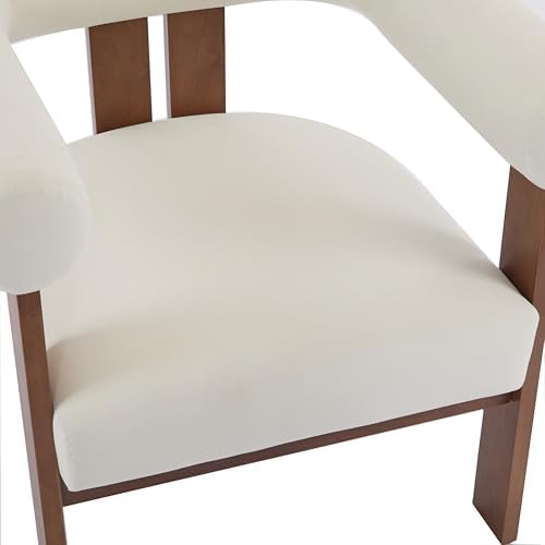 Christopher Knight Home Modern Velvet Upholstered Accent Chair for Living Roo...