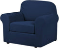 H.VERSAILTEX High Stretch 2-Piece Armchair Cover/Sofa Chair Covers/Slipcover by HVERSAILTEX