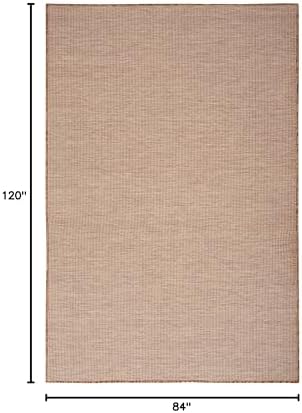 Nourison Home Positano Jute 7' x 10' Area Rug - Easy Clean, Non Shedd...