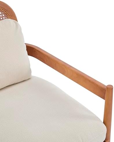 Christopher Knight Home Nadine Accent Chairs Set of 2, Wooden Club Chair, Rat...