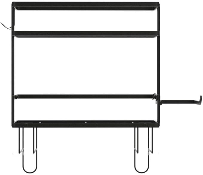 Godboat Bathroom Organizers, 2-Tier Over Toilet Storage, Floating Shelves - Image 4