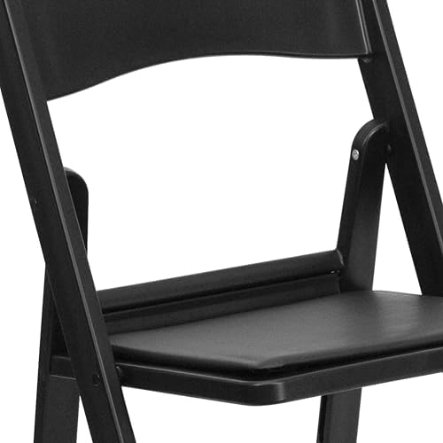 Flash Furniture Hercules Series Folding Chairs for Weddings and Formal Events...