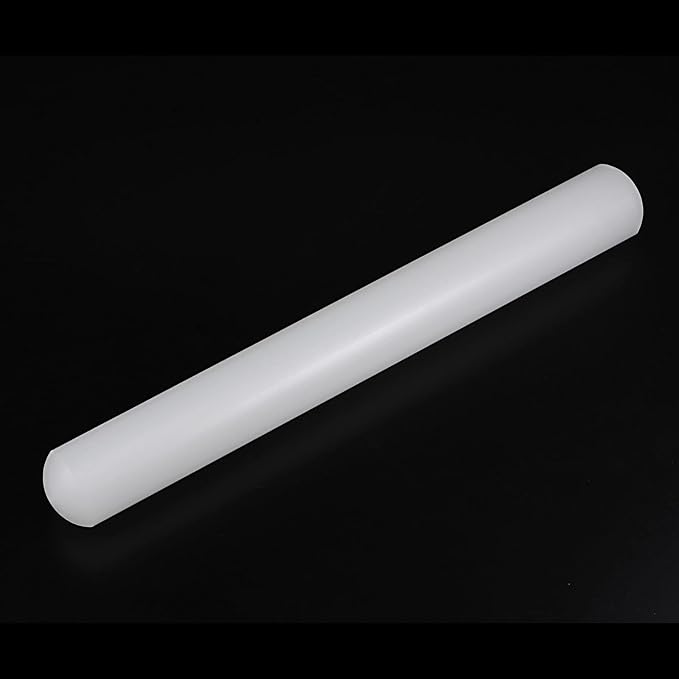 HARFINGTON Fondant Rolling Pin 12 Inch x 1.38 Inch PP Plastic Non-Stick Fondant - Image 3