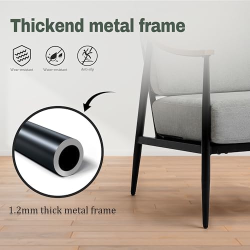 RNKSFX Modern Accent Chair for Living Room Bedroom Mid Century Arm Chair Upho...