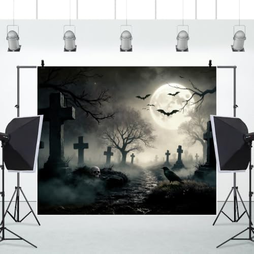 Halloween Backdrop for Photography 10x8ft Gothic Theme Party Decorations