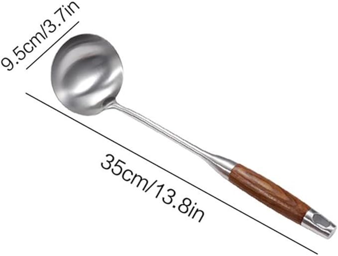 AOOSY Soup Ladle, 304 Stainless Steel Cooking Ladle Spoon - Image 2
