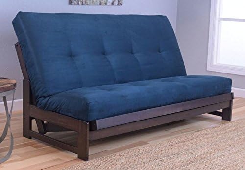 Colorado Reclaim Mocha Frame and Mattress Set w/Choice of Fabrics, 7 Inch Cot...