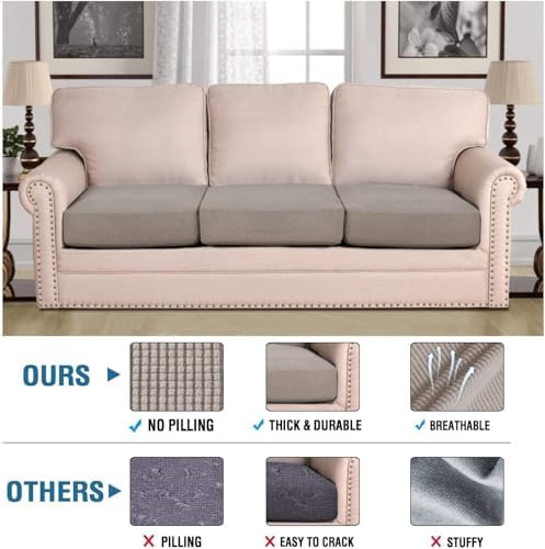 H.VERSAILTEX Super Stretch Stylish Cushions Covers/Furniture Cover Spandex Ja...