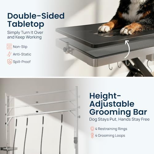 KANIS Professional Electric Dog Grooming Table - Heavy Duty