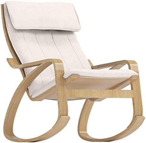 Polyester Flax Poang Chair Cover Compatible with IKEA Poang Slipcover