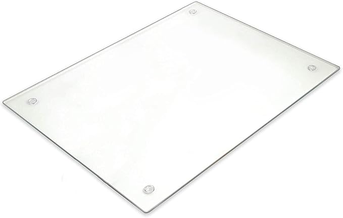 Tempered Glass Cutting Board Long Lasting Clear Glass Scratch, Shatter Resistant - Image 3
