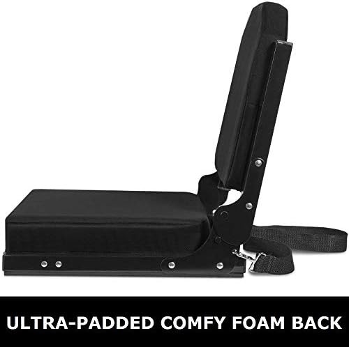 Stadium Seats for Bleachers, Bleacher Seats with Ultra Padded Comfy Foam Back...