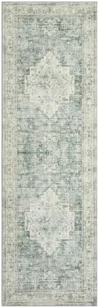 LIVEBOX Washable 2.5x8 Runner Rugs for Entryway Bathroom, Boho Kitchen Floor ...