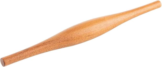 Tablecraft 11065 Tapered Rolling Pin, Acacia Wood, 13-inch Length - Image 2