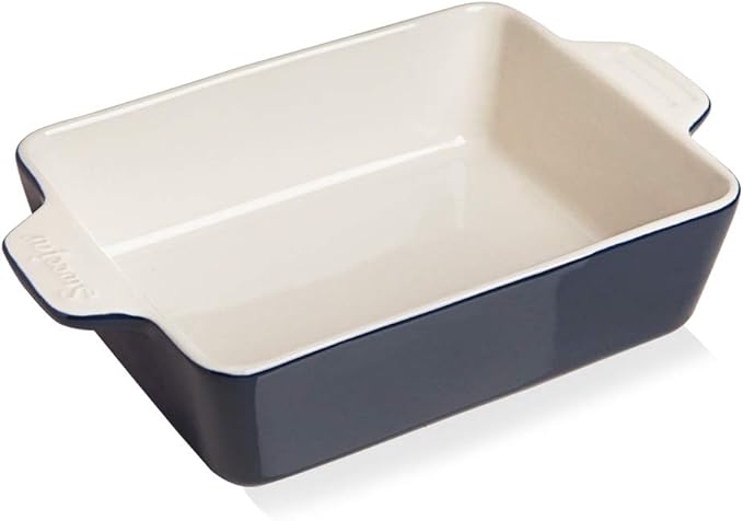 Sweejar Ceramic Baking Dish, Rectangular Small Baking Pan by Sweejarco1949