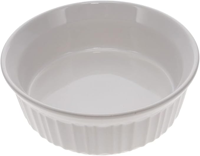 Corningware 24oz/708 ml Round French White Casserole Dish & F-24 24oz French - Image 2