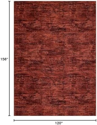 RUGSREAL Washable Rug 10x13 for Living Room Modern Abstract Area Rug Non-Slip...