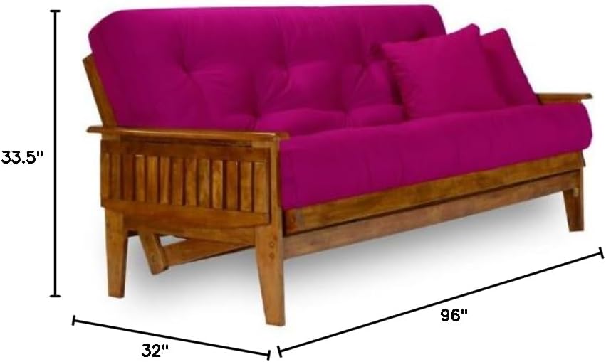 Eastridge Futon Frame - Full Size (Frame Only), Solid Hardwood