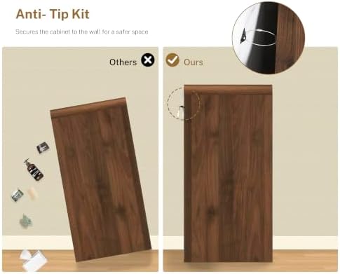 TEENFON 9 Drawer Dresser for Bedroom, 63" Wide Dressers & Chest of D...